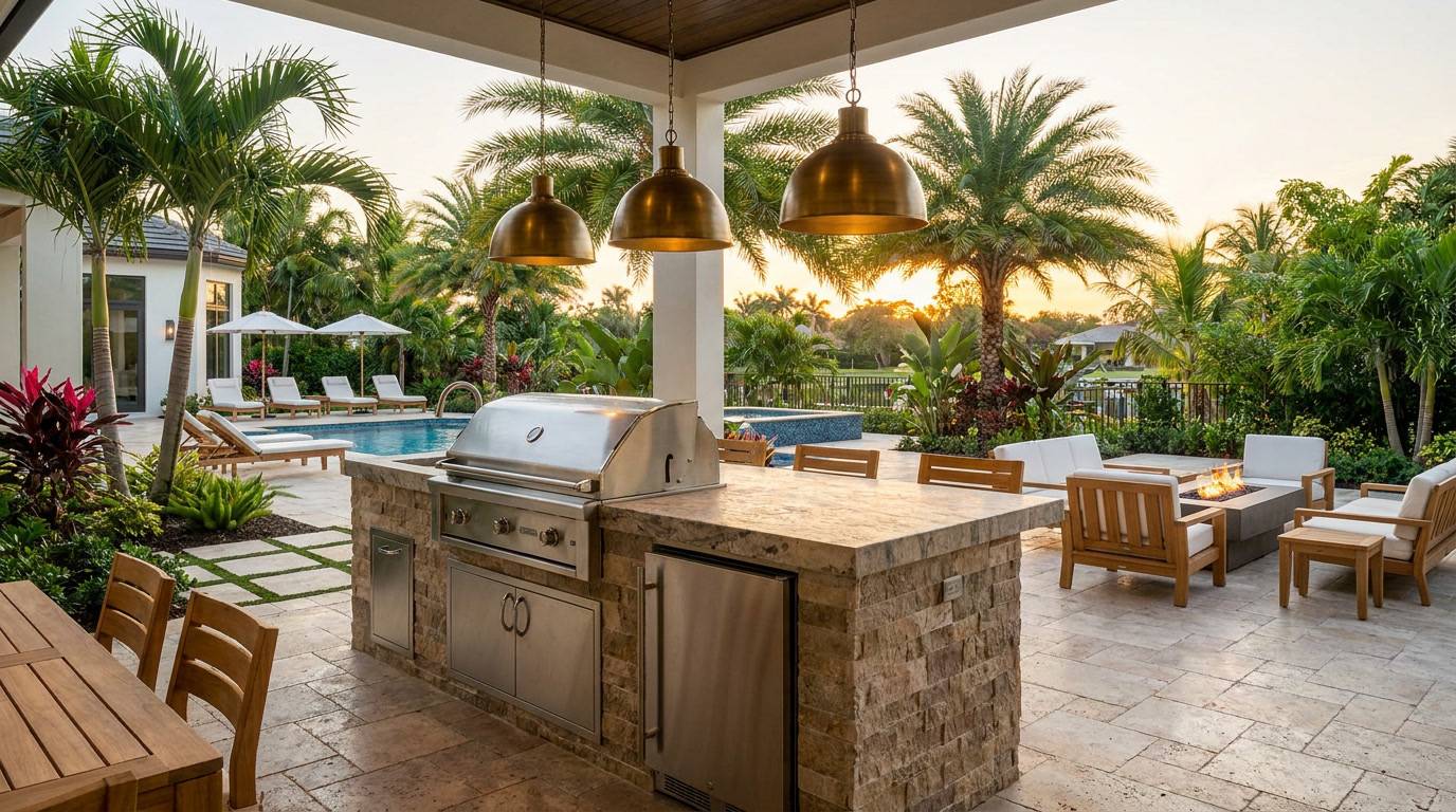 Outdoor Kitchen Ideas for South Florida Homes