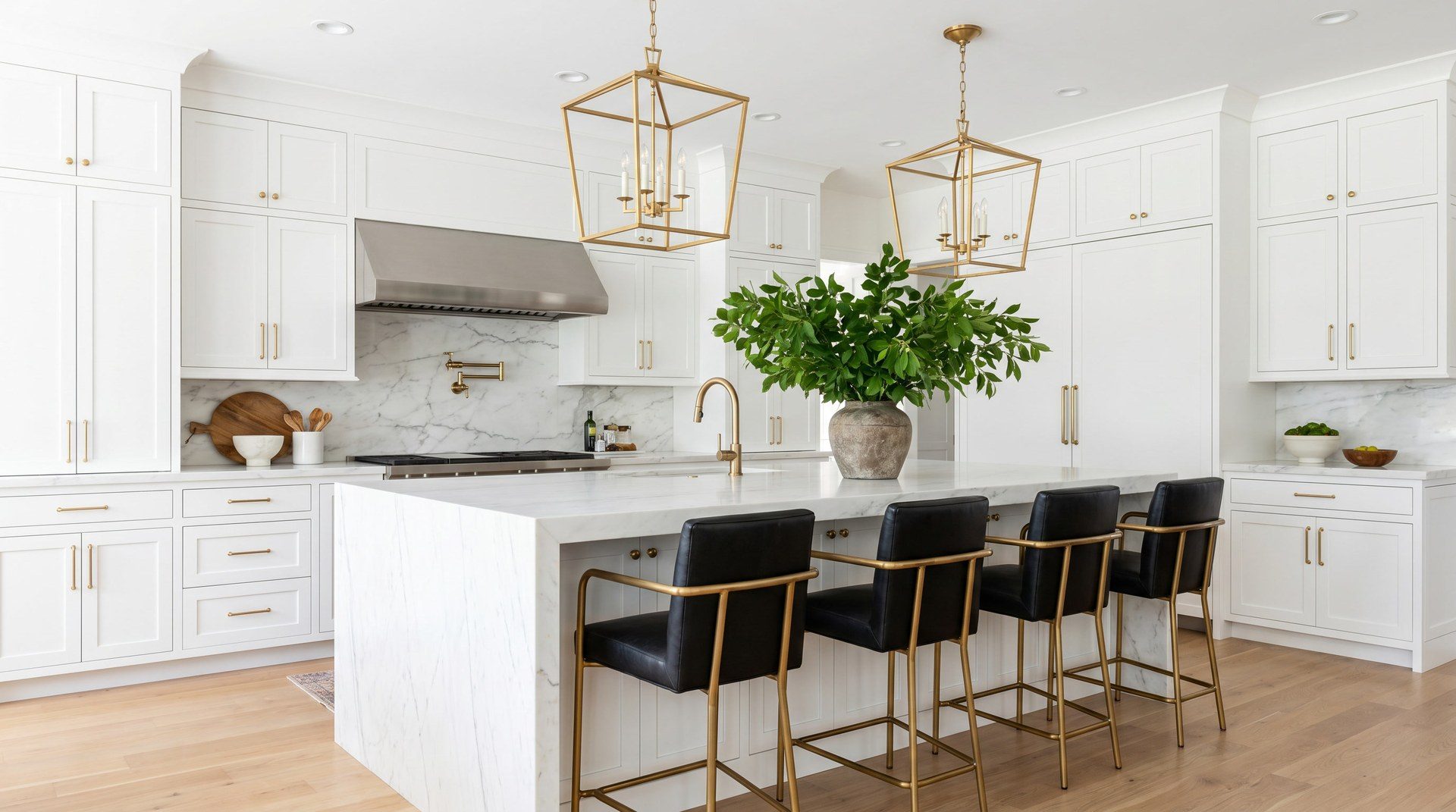 Completed luxury kitchen remodel in South Florida