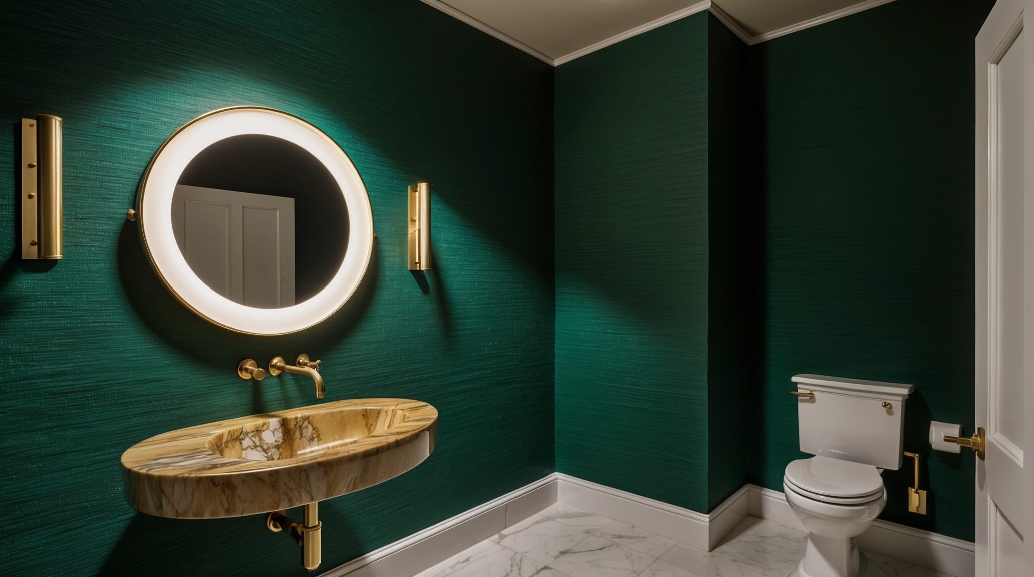 Spa Powder Room Refresh — Delray Beach, FL