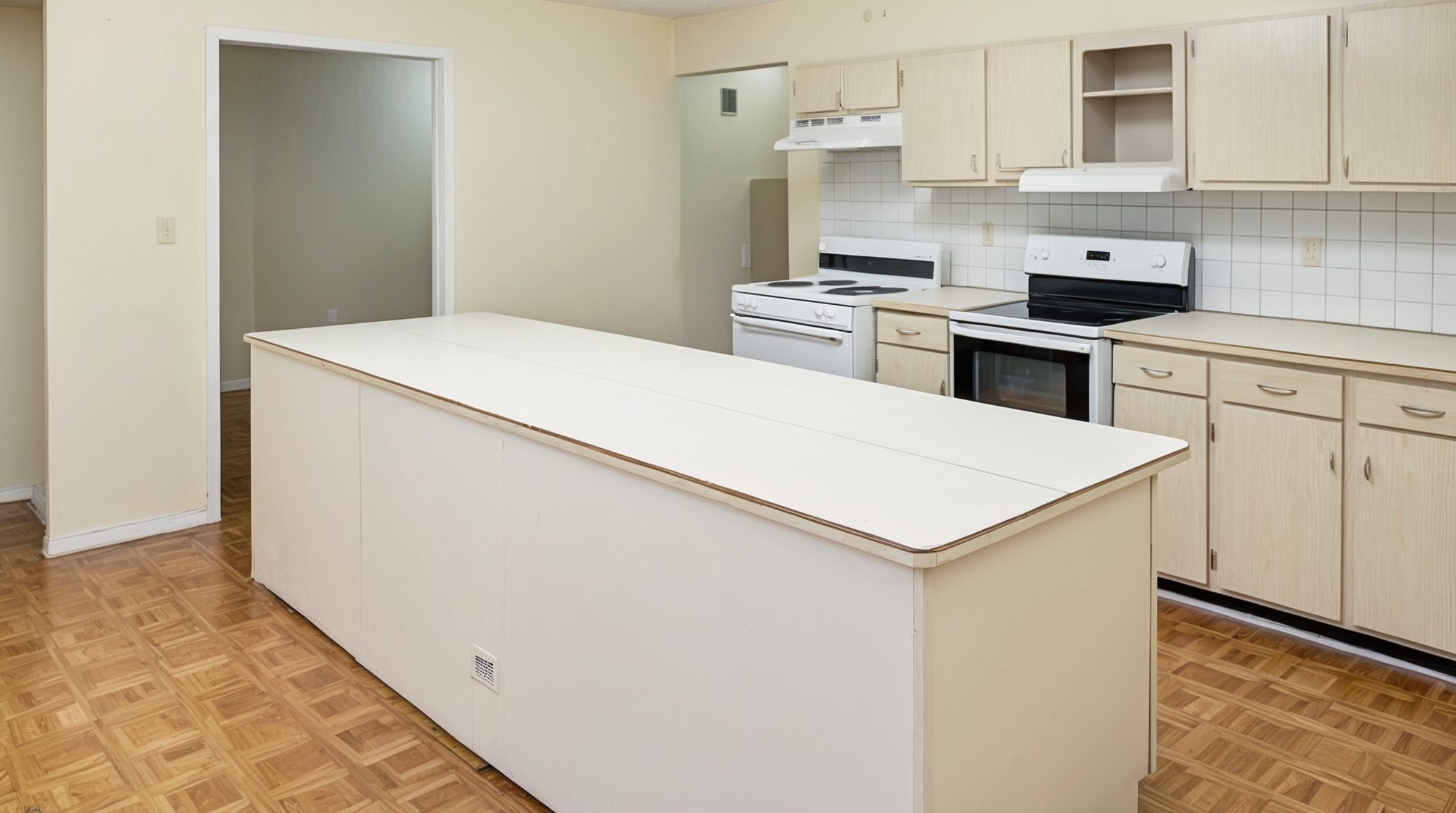 Before: Coastal White Kitchen - Boca Raton